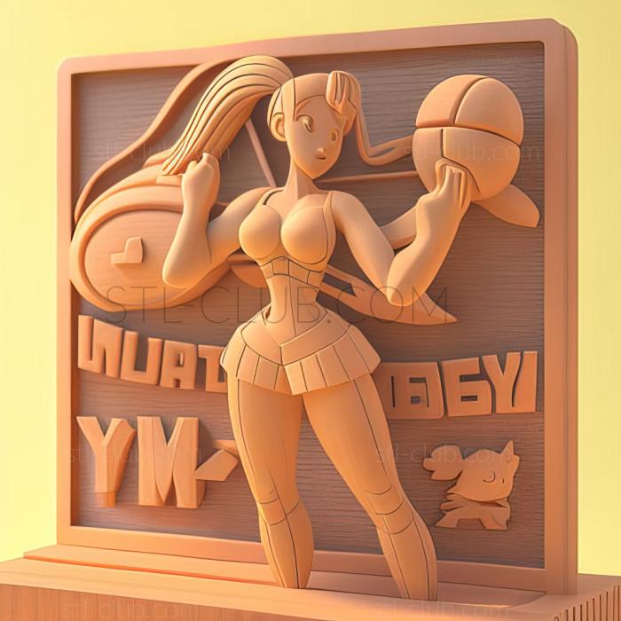 3D model Misty Meets Her Match Yuzu Gym Type Battle 3 VS 3 (STL)